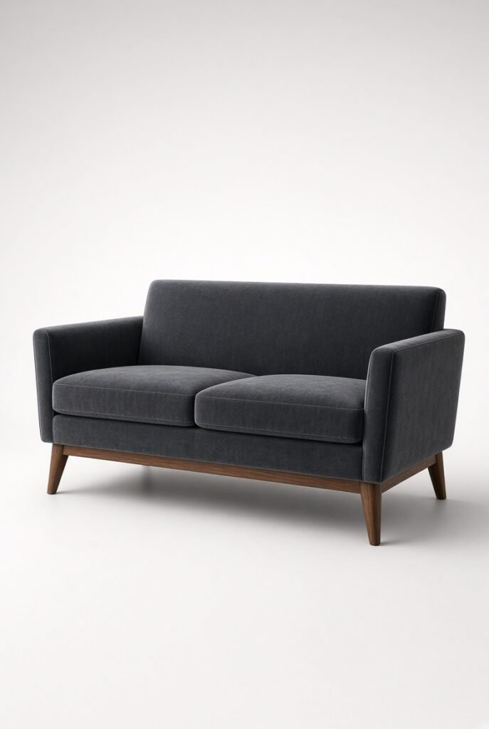 Linen Loveseat